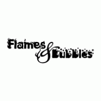 Flames & Bubbles logo vector logo