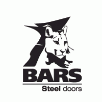 Bars Steel doors logo vector logo