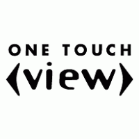 One Touch View logo vector logo