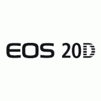 Canon EOS 20D logo vector logo