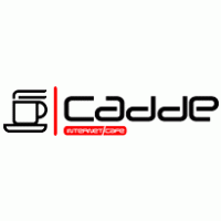 cadde internet & cafe logo vector logo