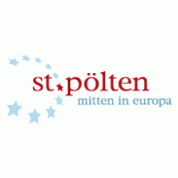 St. Pцlten Mitten in Europa Niederцsterreich logo vector logo