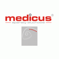 Medicus aparaty sluchowe logo vector logo