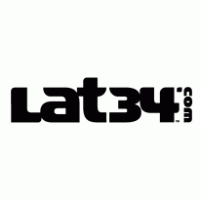 Lat34.com logo vector logo