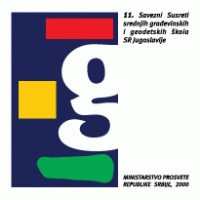 11 Susreti gradjevinskih skola, 2000 logo vector logo