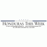 honduras this week logo vector logo