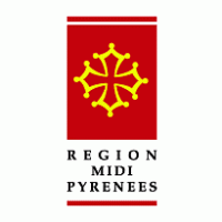 Region Midi Pyrenees logo vector logo