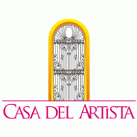 casa del artista logo vector logo