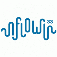 FLOW 33 logo vector logo