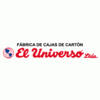 Fabrica de Cajas El Universo logo vector logo