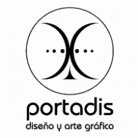 portadis art and graphic design logo vector logo