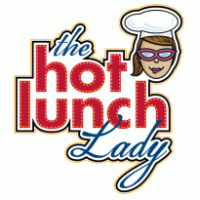 The Hot Lunch Lady logo vector logo