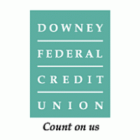 Downey Federal Credit Union logo vector logo