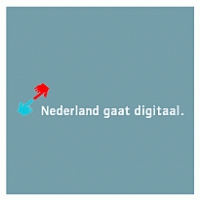 Nederland gaat digitaal logo vector logo