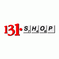 131 Shop logo vector logo