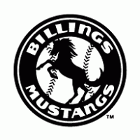 Billings Mustangs logo vector logo