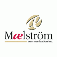 Maelstrom communication logo vector logo