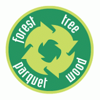 Forest tree parquet wood logo vector logo
