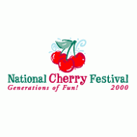 National Cherry Festival logo vector logo