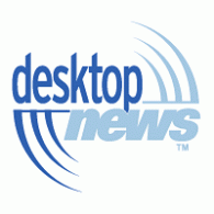 Desktop News logo vector logo