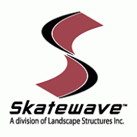 Skatewave logo vector logo