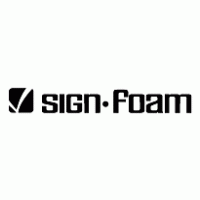 Sign Foam logo vector logo