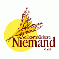 Vollkornbackerei Niemand logo vector logo