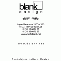 BLANK DESIGN logo vector logo