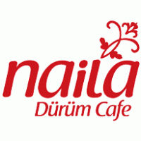 naila cafe logo vector logo