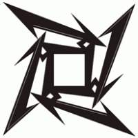 Metallica ninja star logo vector logo