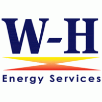 W-H energy services logo vector logo