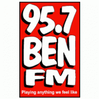 95.7 Ben FM logo vector logo