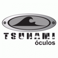 Tsunami Óculos logo vector logo
