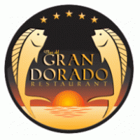 Mar del Gran Dorado Restaurante logo vector logo