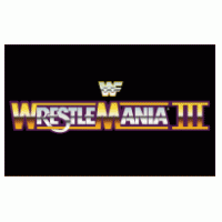 WrestleMania III logo vector logo