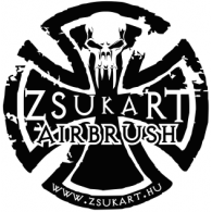 zsukArt airbrush logo vector logo