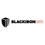 Black Iron Data logo vector logo