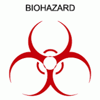 Biohazard logo vector logo