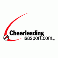 Cheerleadingisasport.com logo vector logo