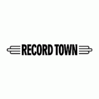 Record Town logo vector logo