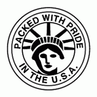 Packed with pride in the USA logo vector logo