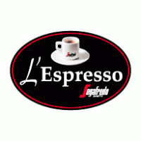 L’Espresso Caffe logo vector logo