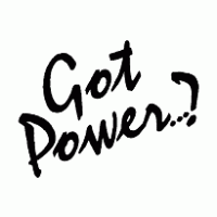 Got Power? logo vector logo