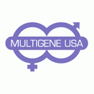 Multigene USA logo vector logo