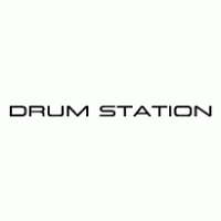 Drum Station logo vector logo