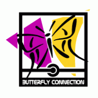 Butterfly Connection logo vector logo