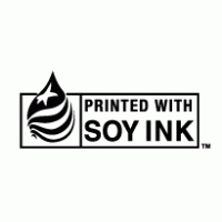 Printed with Soy Ink logo vector logo