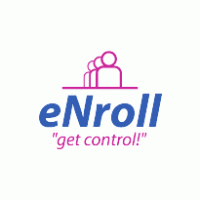 eNroll logo vector logo