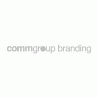 commgroup branding logo vector logo