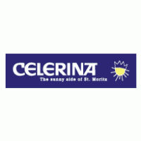 Celerina The sunny side of St. Moritz logo vector logo